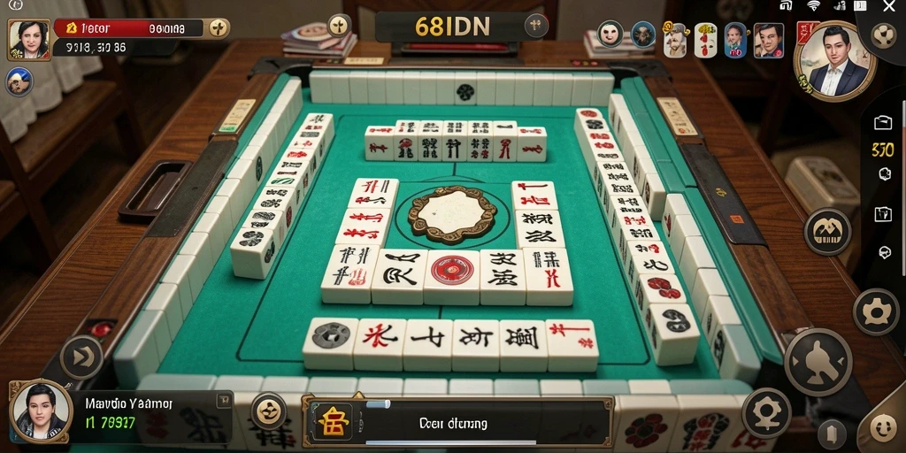 Screenshot gameplay Mahjong yang menarik di 68IDN.