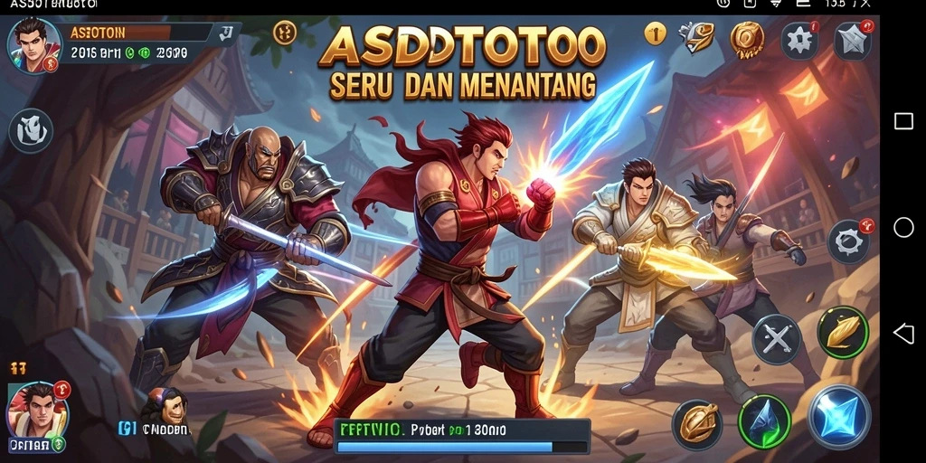 Tampilan gameplay seru ASDTOTO dengan aksi pertarungan yang mendebarkan.