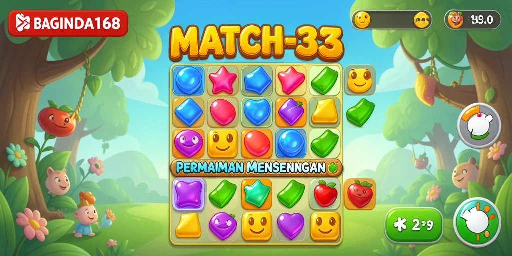 Screenshot menunjukkan aksi gameplay seru di BAGINDA168.