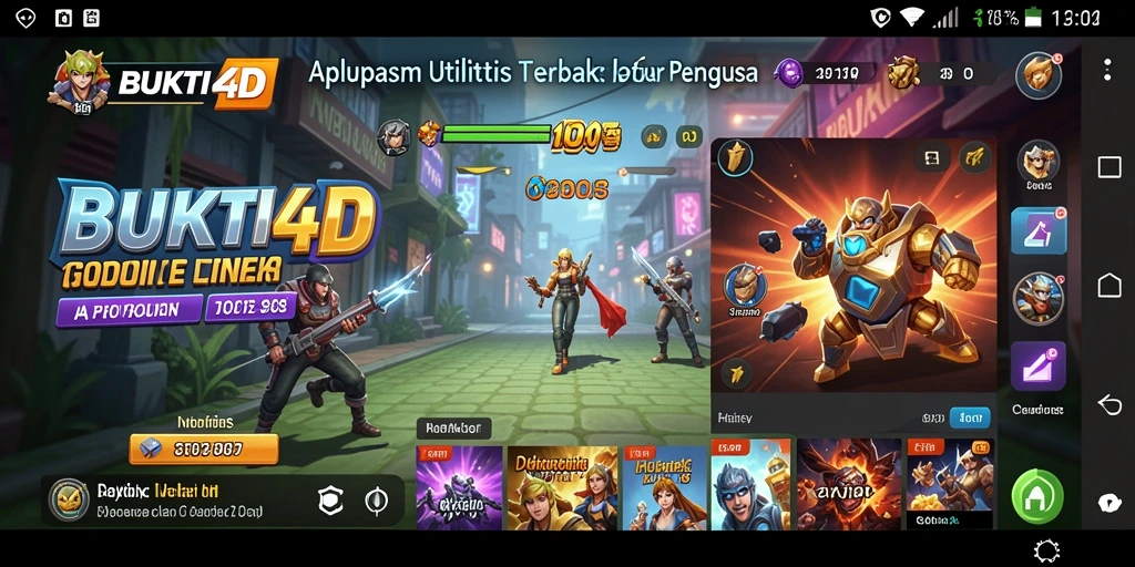 Screenshot BUKTI4D menampilkan antarmuka aplikasi utilitas yang ramah pengguna.