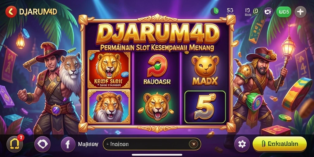 Tampilan gameplay DJARUM4D yang menarik dan penuh warna.