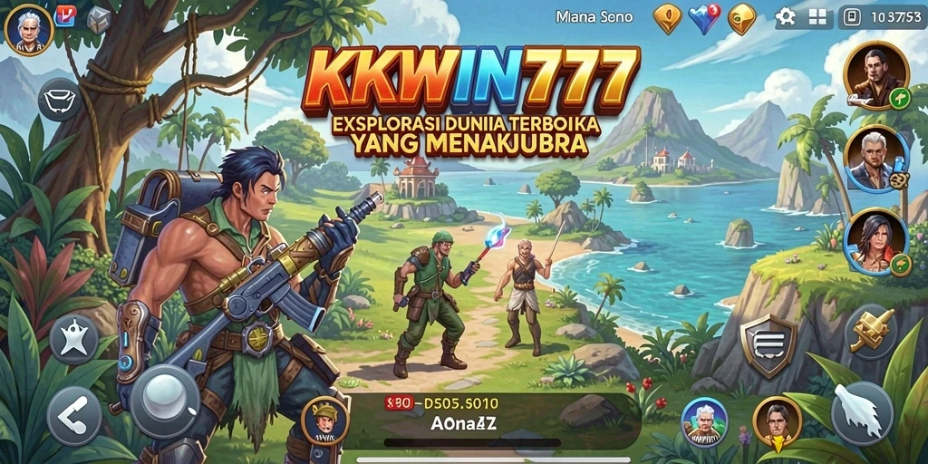 Tampilan screenshot <strong>KKWIN777</strong> menunjukkan dunia terbuka yang luas dan indah.