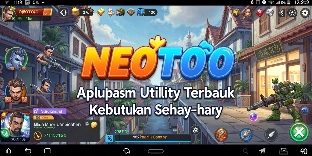 Screenshot utama NEOTOTO menampilkan antarmuka yang sederhana dan fitur-fitur bermanfaat.