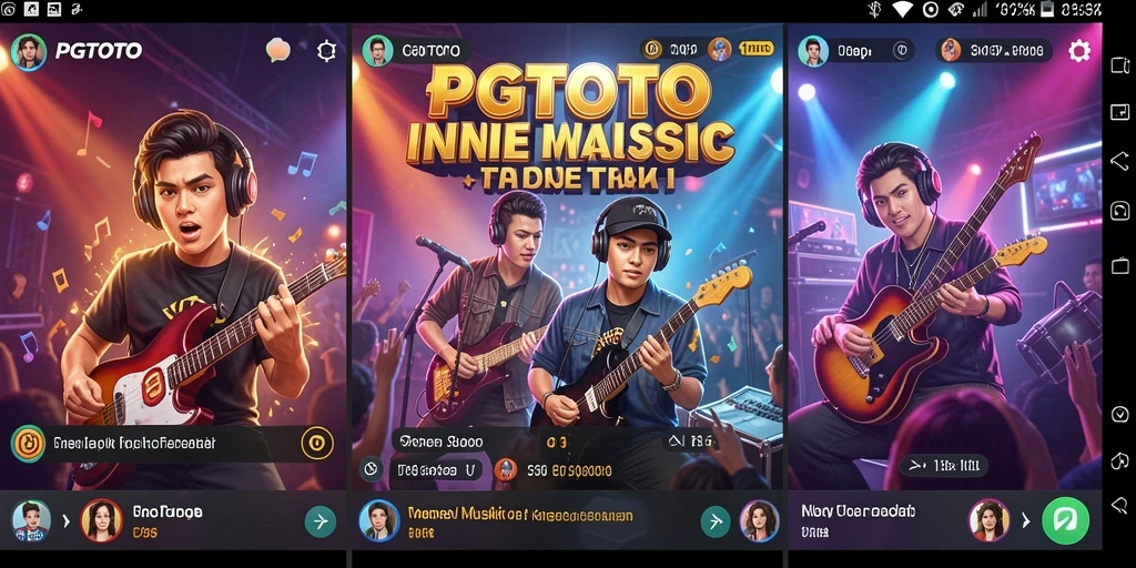 Tampilan gameplay PGTOTO dengan beragam pilihan musik yang menarik.