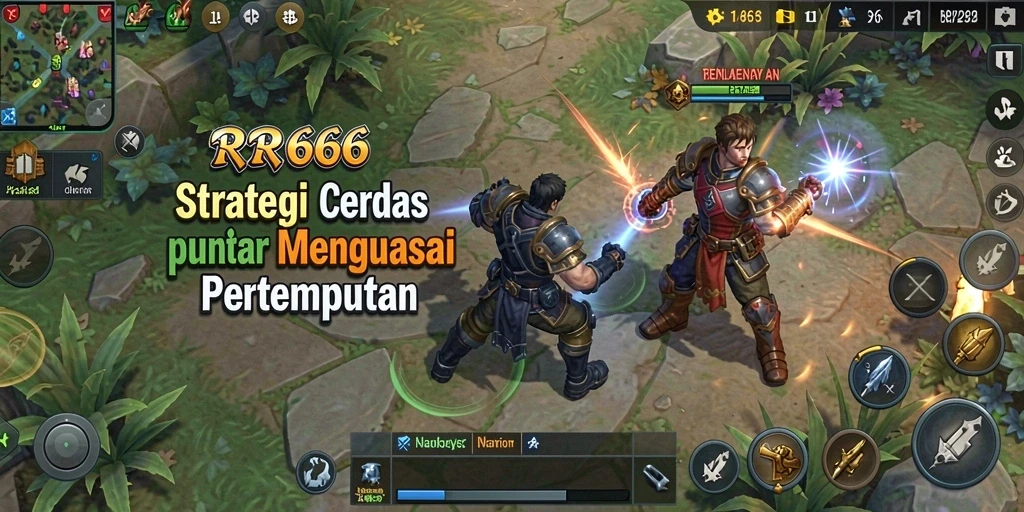 Tampilan gameplay menarik dari RR666 dengan strategi yang mendebarkan.
