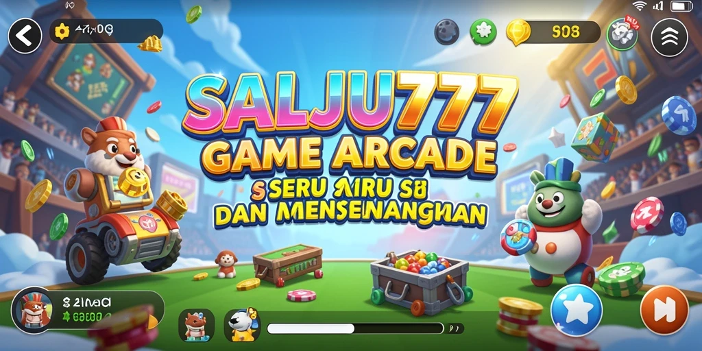 Screenshot gameplay SALJU777 dengan grafis yang memukau dan penuh warna.