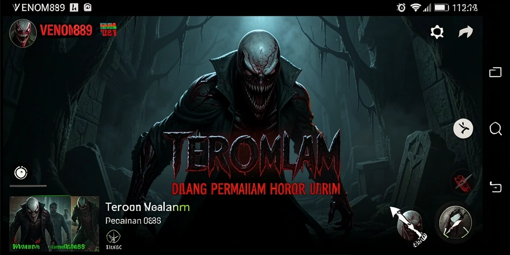 Gameplay intens dan menakutkan dalam VENOM889.
