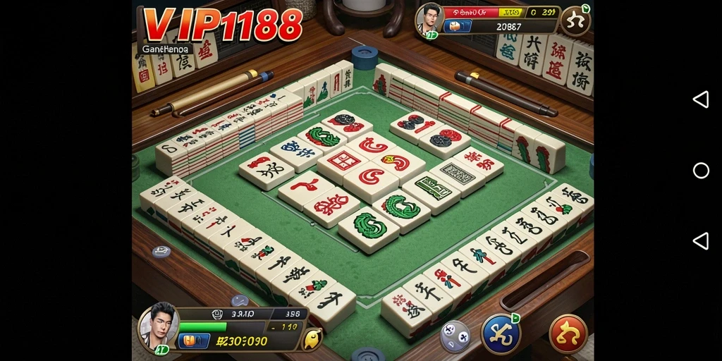 Tampilan gameplay seru dan mendebarkan di VIP188 Mahjong.