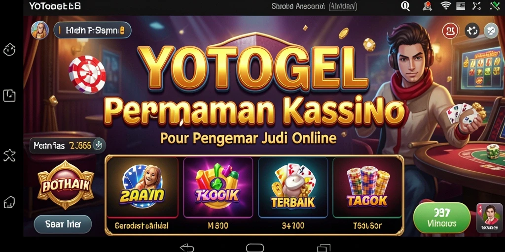 Tampilan menarik dari gameplay Kasino di YOTOGEL.
