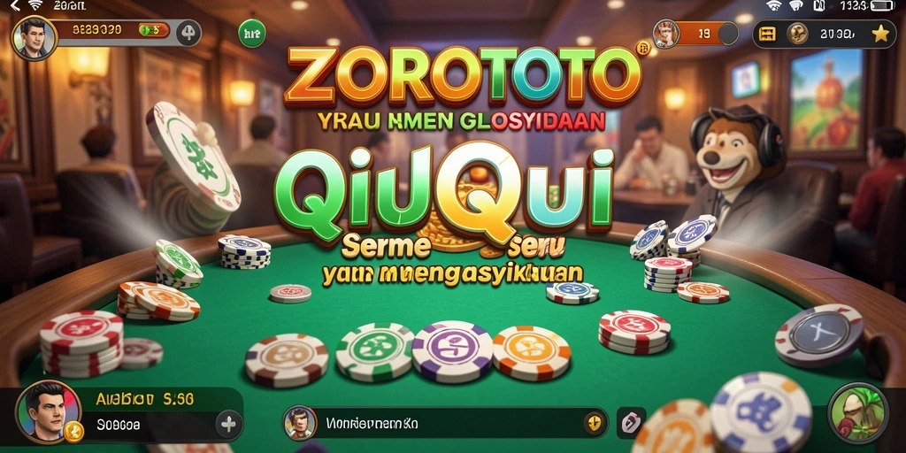 Tampilan gameplay QiuQiu yang seru dan interaktif di ZOROTOTO.