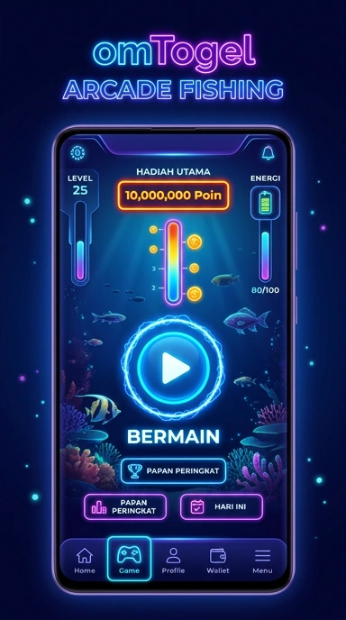Tampilan utama aplikasi omtogel yang intuitif dan user-friendly.